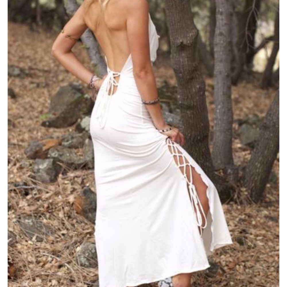 Zennymph nymph maxi dress in white (only worn once